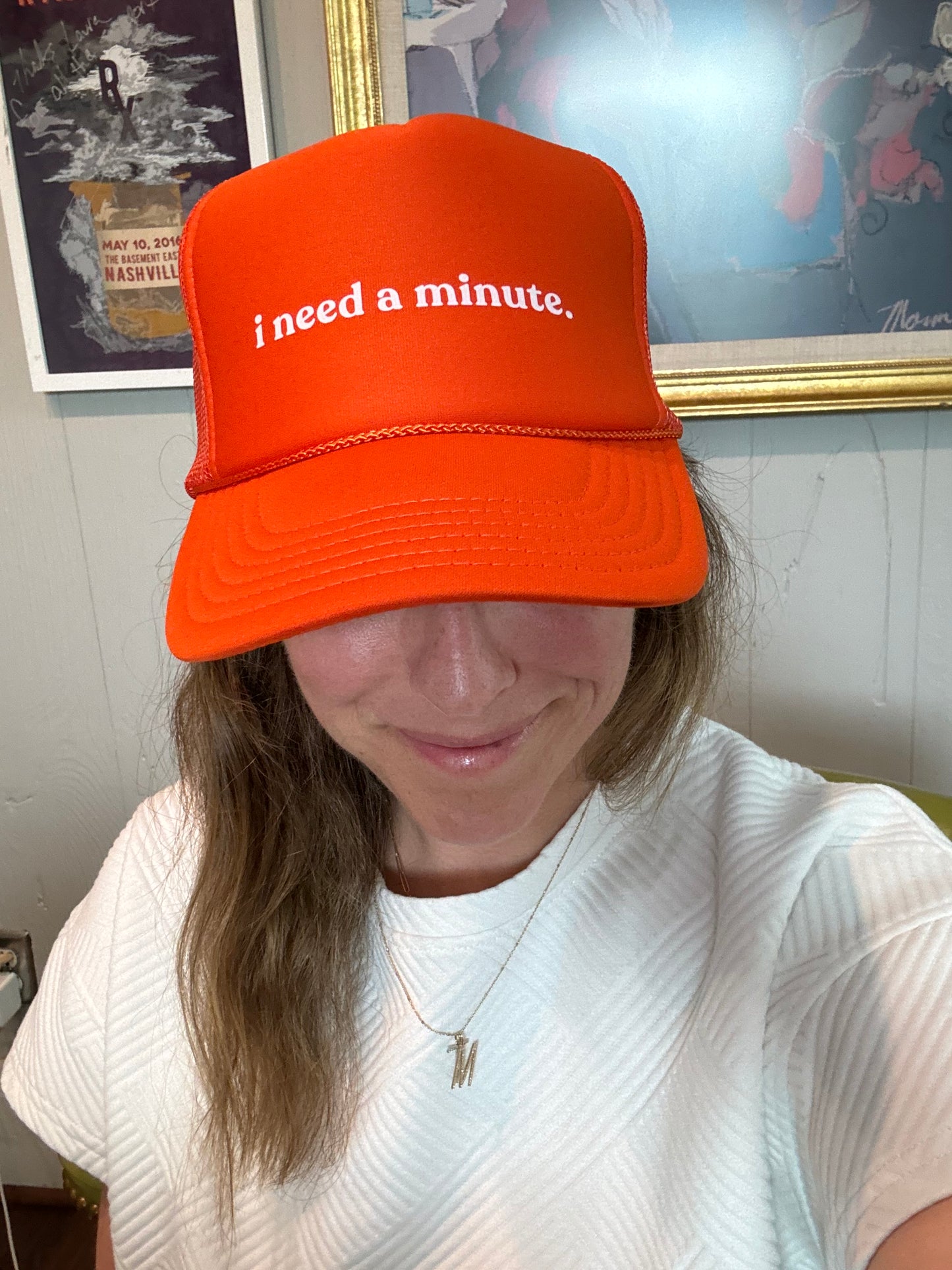 Trucker Hat - i need a minute.™